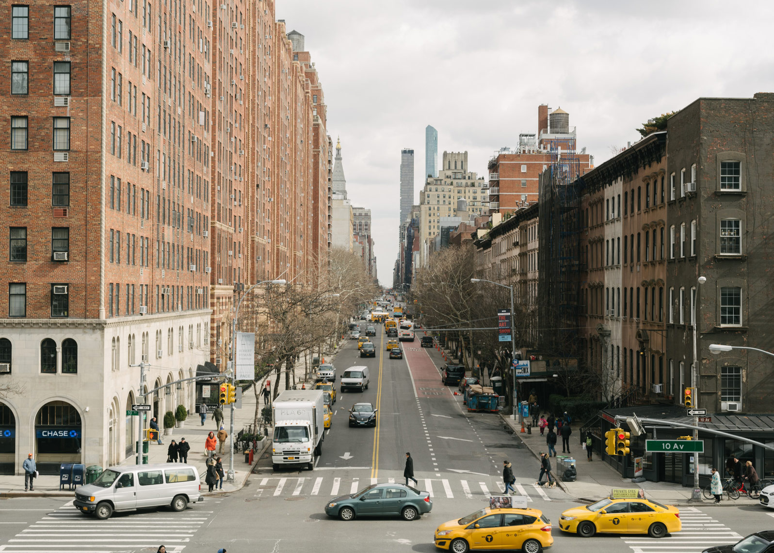 View of New York Streets from the Highline