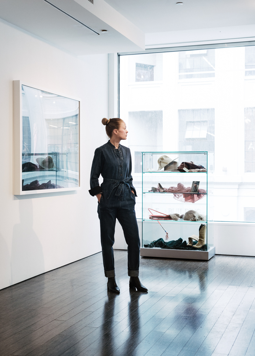 Anja Niemi standing in Steven Kasher Gallery, Ideat Magazine.